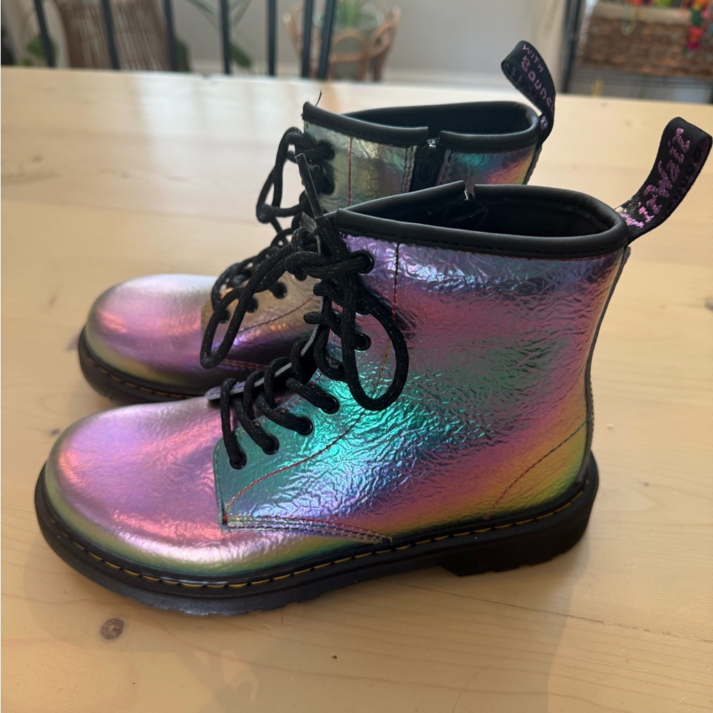 Dr. Martens Kids Iridescent Boots